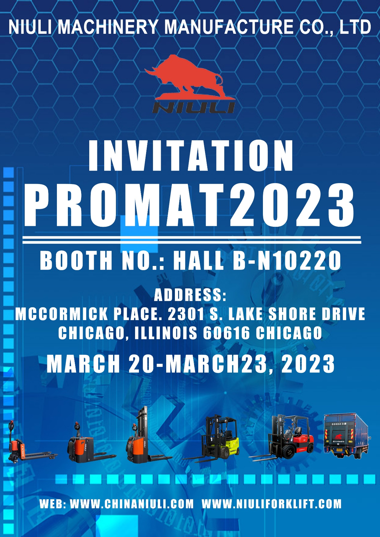 NIULI asiste a Chicago Promat 2023